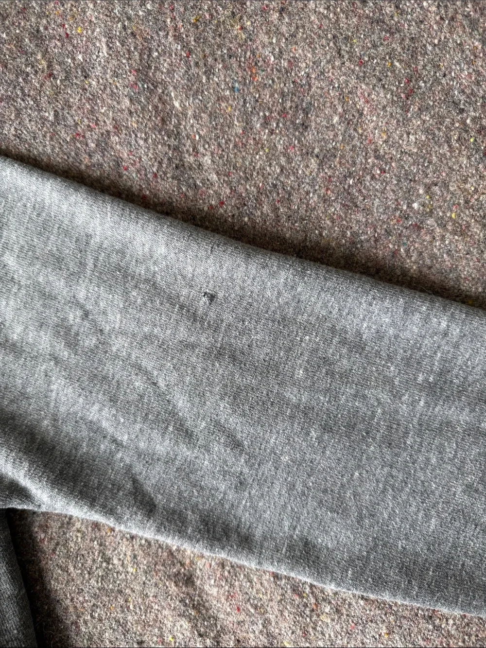 Aviator Nation Grey Zip-Up Hoodie with Yellow, Orange, Red and Blue Stripes (XS) - Picture 6 of 10